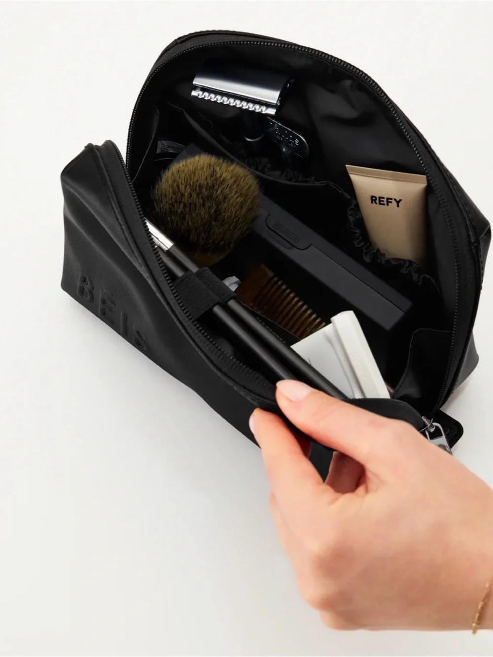 BEIS Black Cosmetic Pouch - Small